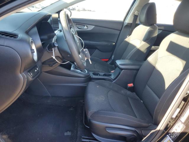 3KPF24ADXME307542 - 2021 KIA FORTE FE BLACK photo 7