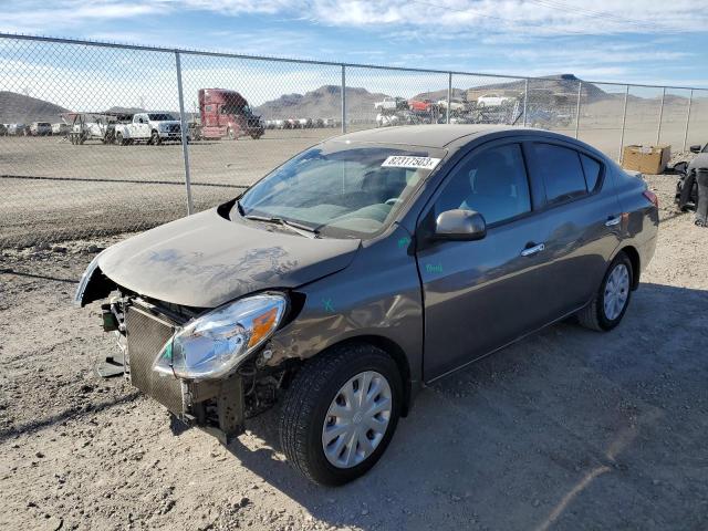 3N1CN7AP2DL860559 - 2013 NISSAN VERSA S GRAY photo 1