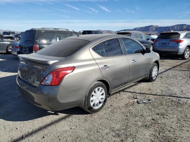 3N1CN7AP2DL860559 - 2013 NISSAN VERSA S GRAY photo 3