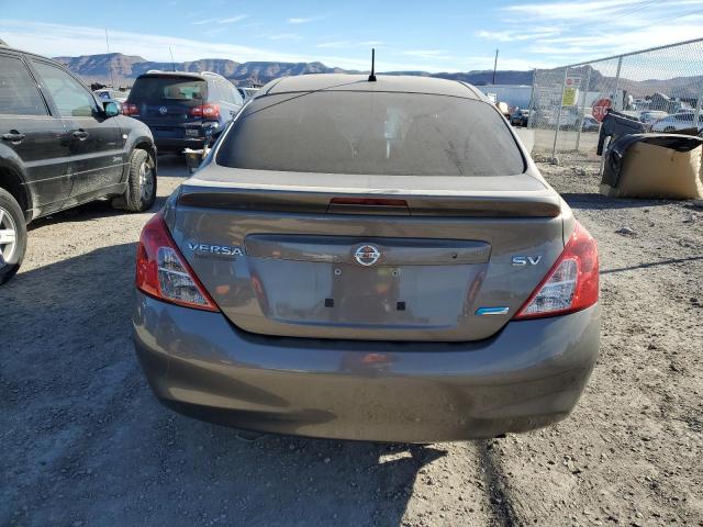 3N1CN7AP2DL860559 - 2013 NISSAN VERSA S GRAY photo 6