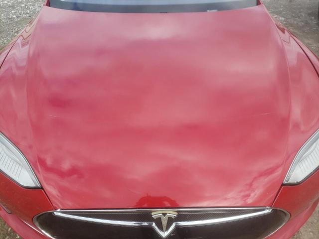 5YJSA1CN9DFP20102 - 2013 TESLA MODEL S წითელი ფოტო 11