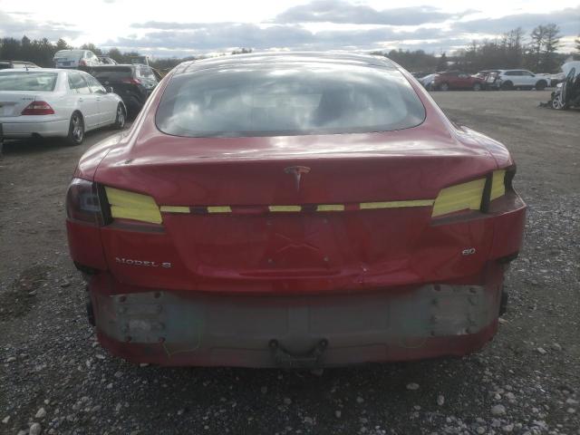 5YJSA1CN9DFP20102 - 2013 TESLA MODEL S წითელი ფოტო 6