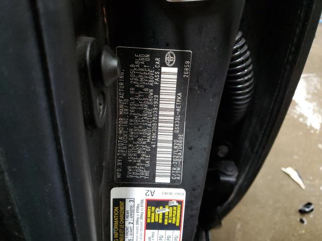 4T1BK3DB7BU391929 - 2011 TOYOTA AVALON BASE 黑色 照片 12