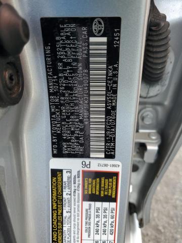 4T1BF1FK3FU490078 - 2015 TOYOTA CAMRY LE Silber Foto 12