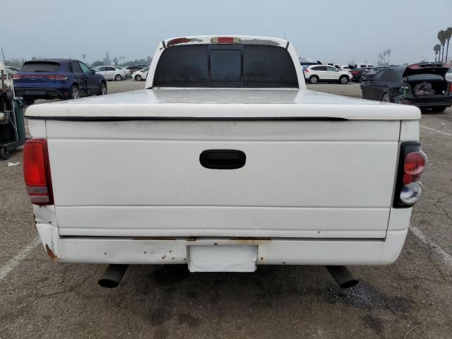 1B7GL23Y9VS151689 - 1997 DODGE DAKOTA WHITE photo 6