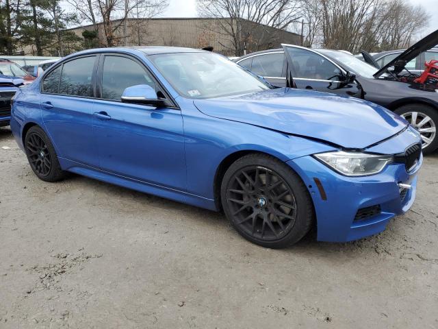 WBA3A9C56DF475593 - 2013 BMW 335 I BLUE photo 4