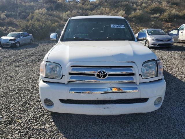 5TBDT44106S513010 - 2006 TOYOTA TUNDRA DOUBLE CAB SR5 WHITE photo 5