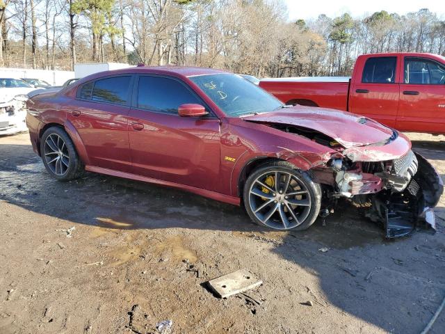 2C3CDXGJ5JH329707 - 2018 DODGE CHARGER R/T 392 MAROON photo 4