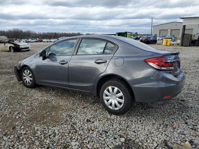 19XFB2F55FE230412 - 2015 HONDA CIVIC LX GRAY photo 2