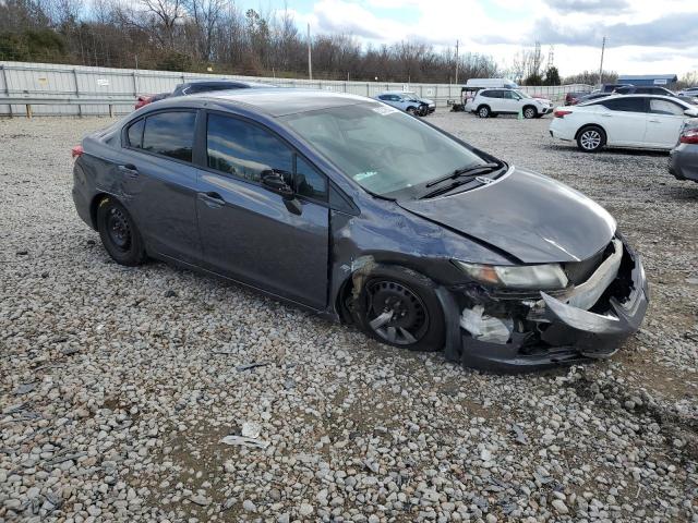 19XFB2F55FE230412 - 2015 HONDA CIVIC LX GRAY photo 4