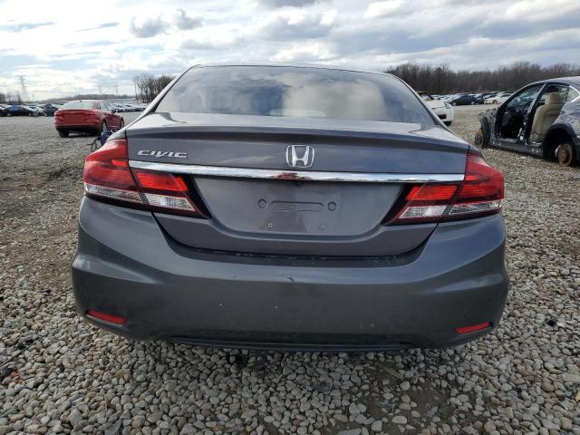 19XFB2F55FE230412 - 2015 HONDA CIVIC LX GRAY photo 6