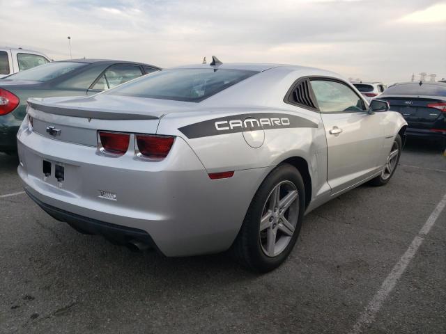 2G1FB1E33C9148806 - 2012 CHEVROLET CAMARO LT SILVER photo 3