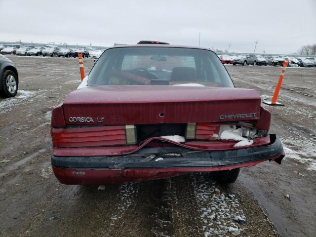 1G1LT5347PY101511 - 1993 CHEVROLET CORSICA LT RED photo 6