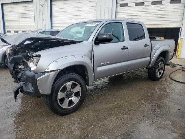 5TFJX4GN5EX036645 - 2014 TOYOTA TACOMA DOUBLE CAB SILVER photo 1