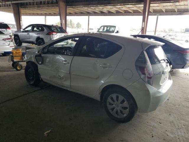 JTDKDTB37C1521169 - 2012 TOYOTA PRIUS C WHITE photo 2