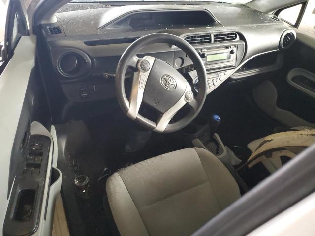 JTDKDTB37C1521169 - 2012 TOYOTA PRIUS C WHITE photo 8