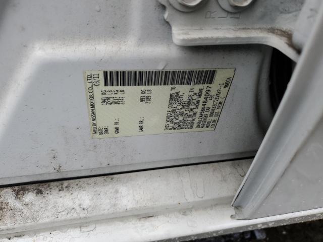 1N4AL2AP5BN484097 - 2011 NISSAN ALTIMA BASE Beyaz fotoğraf 13