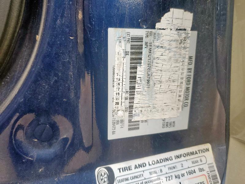 1FMFU17578LA79971 - 2008 FORD EXPEDITION EDDIE BAUER BLUE photo 14