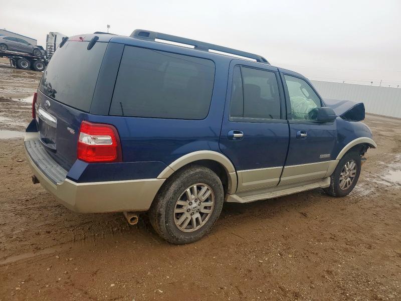 1FMFU17578LA79971 - 2008 FORD EXPEDITION EDDIE BAUER BLUE photo 3