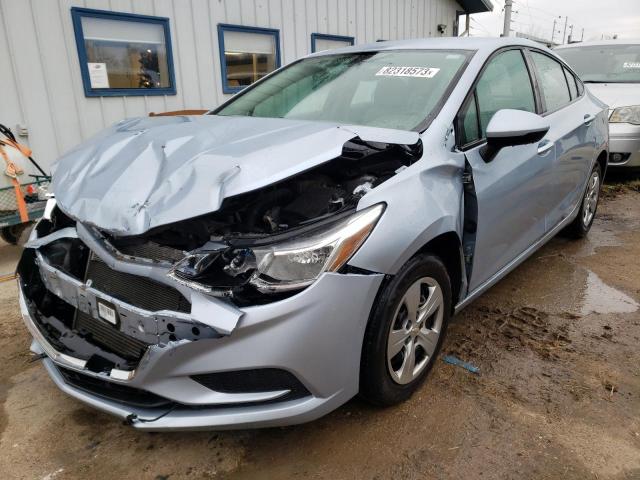 1G1BC5SM1H7173258 - 2017 CHEVROLET CRUZE LS BLUE photo 1