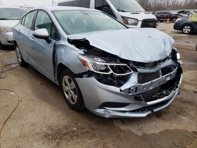 1G1BC5SM1H7173258 - 2017 CHEVROLET CRUZE LS BLUE photo 4