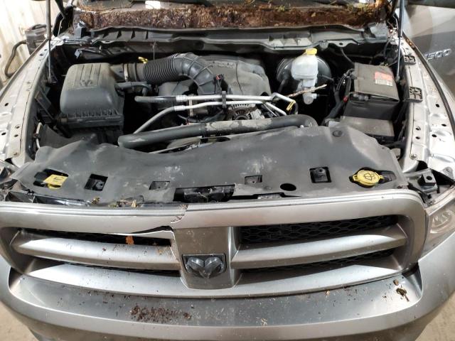 1C6RD7FT0CS286728 - 2012 DODGE RAM 1500 ST GRAY photo 11