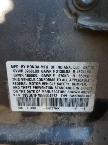 19VDE1F79EE004973 - 2014 ACURA ILX 20 TECH GRAY photo 12
