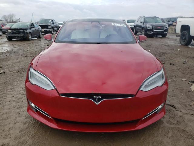 5YJSA1E2XHF208261 - 2017 TESLA MODEL S RED photo 5