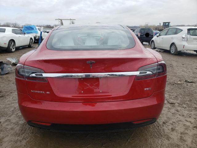 5YJSA1E2XHF208261 - 2017 TESLA MODEL S Կարմիր լուսանկար 6