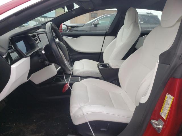 5YJSA1E2XHF208261 - 2017 TESLA MODEL S Կարմիր լուսանկար 7