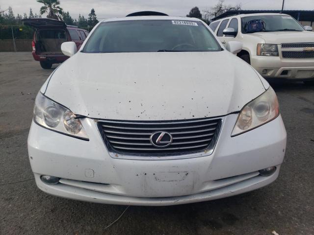 JTHBJ46G592317628 - 2009 LEXUS ES 350 WHITE photo 5