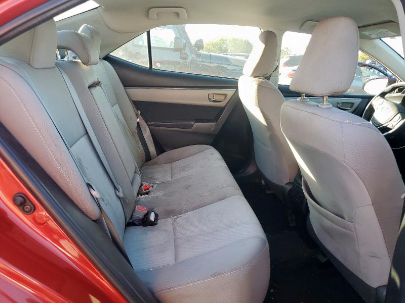 2T1BURHE3GC648188 - 2016 TOYOTA COROLLA L RED photo 10