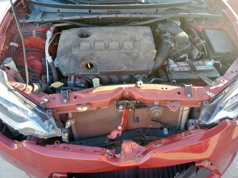 2T1BURHE3GC648188 - 2016 TOYOTA COROLLA L RED photo 11