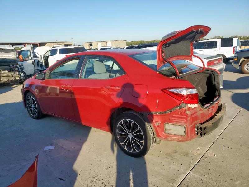 2T1BURHE3GC648188 - 2016 TOYOTA COROLLA L RED photo 2