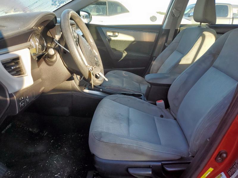 2T1BURHE3GC648188 - 2016 TOYOTA COROLLA L RED photo 7