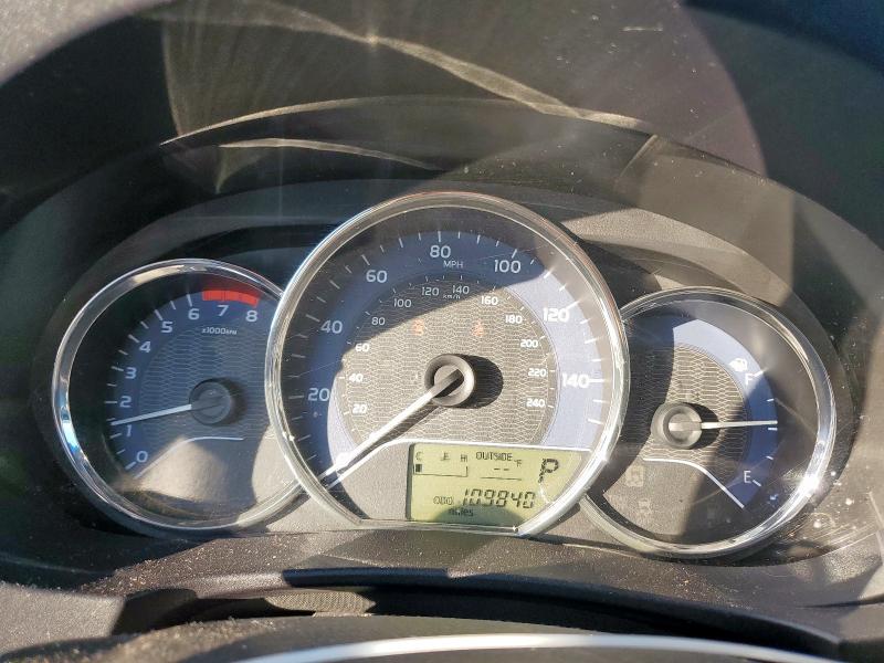 2T1BURHE3GC648188 - 2016 TOYOTA COROLLA L RED photo 9