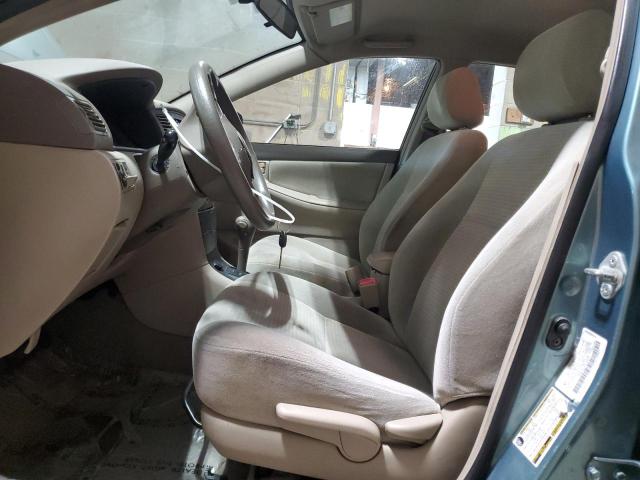 1NXBR32E45Z390878 - 2005 TOYOTA COROLLA CE GREEN photo 7