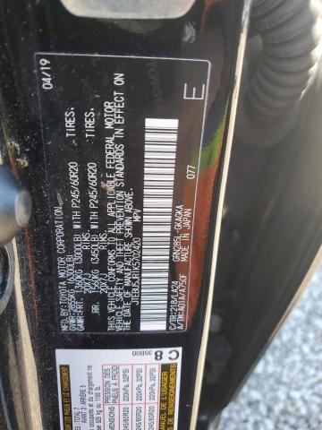 JTEBU5JR1K5702420 - 2019 TOYOTA 4RUNNER SR5/SR5 PREMIUM Noir photo 13