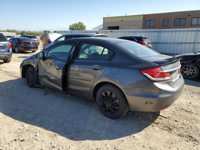 2HGFB2F57DH575329 - 2013 HONDA CIVIC LX 灰色 照片 2