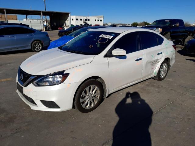 3N1AB7AP2JY289167 - 2018 NISSAN SENTRA S WHITE photo 1