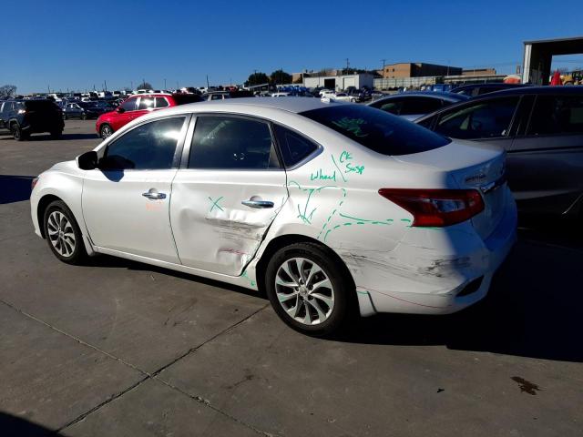 3N1AB7AP2JY289167 - 2018 NISSAN SENTRA S WHITE photo 2