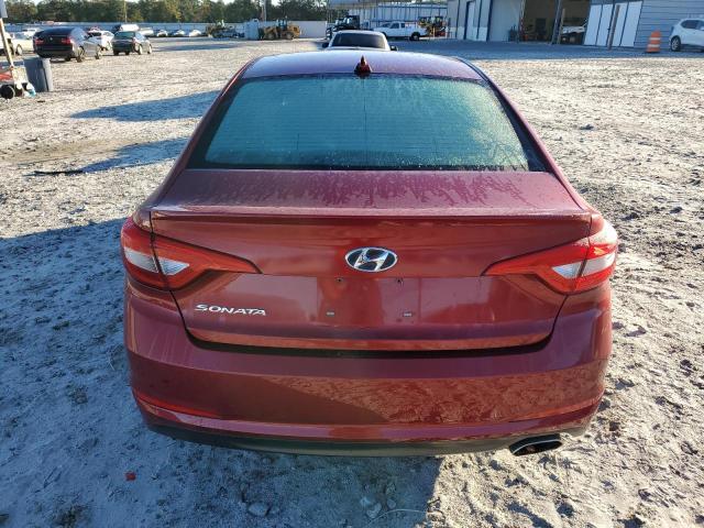 5NPE24AF7GH268440 - 2016 HYUNDAI SONATA SE RED photo 6