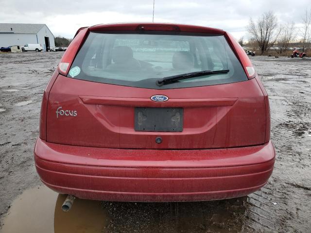 3FAFP37334R121060 - 2004 FORD FOCUS ZX5 RED photo 6