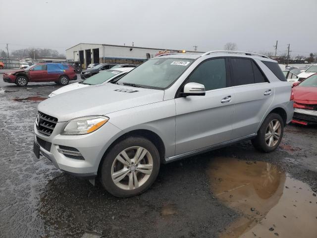 4JGDA5HB8EA408471 - 2014 MERCEDES-BENZ ML 350 4MATIC SILVER photo 1