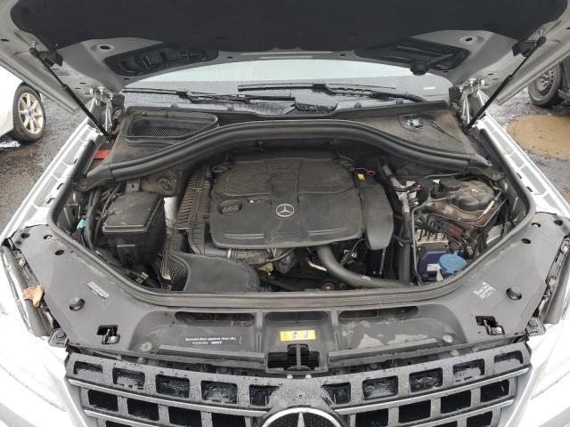 4JGDA5HB8EA408471 - 2014 MERCEDES-BENZ ML 350 4MATIC SILVER photo 11