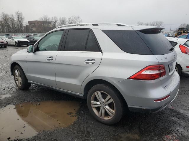 4JGDA5HB8EA408471 - 2014 MERCEDES-BENZ ML 350 4MATIC SILVER photo 2