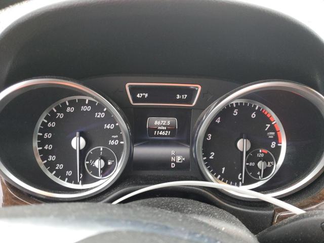 4JGDA5HB8EA408471 - 2014 MERCEDES-BENZ ML 350 4MATIC SILVER photo 9