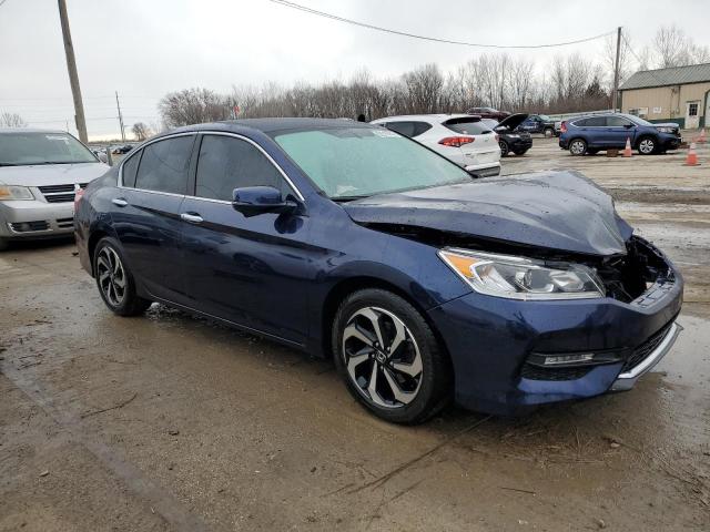 1HGCR2F88GA137978 - 2016 HONDA ACCORD EXL BLUE photo 4