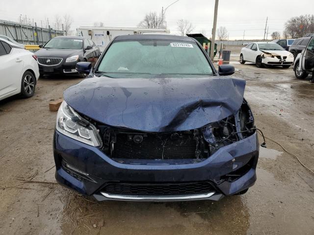 1HGCR2F88GA137978 - 2016 HONDA ACCORD EXL BLUE photo 5