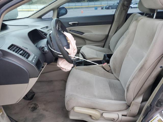 2HGFA1F50BH513233 - 2011 HONDA CIVIC LX Qəhvəyi foto 7